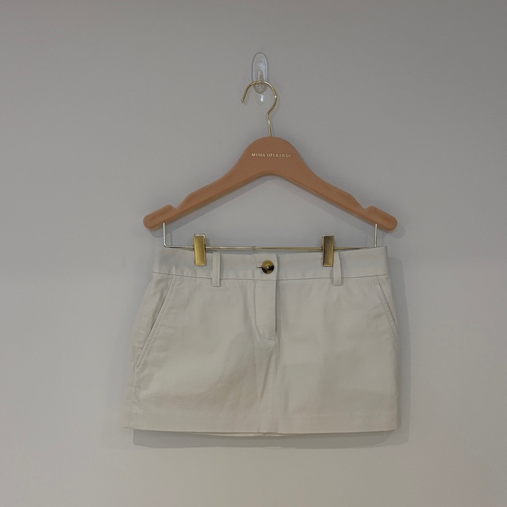 Aritzia White Mini Skirt